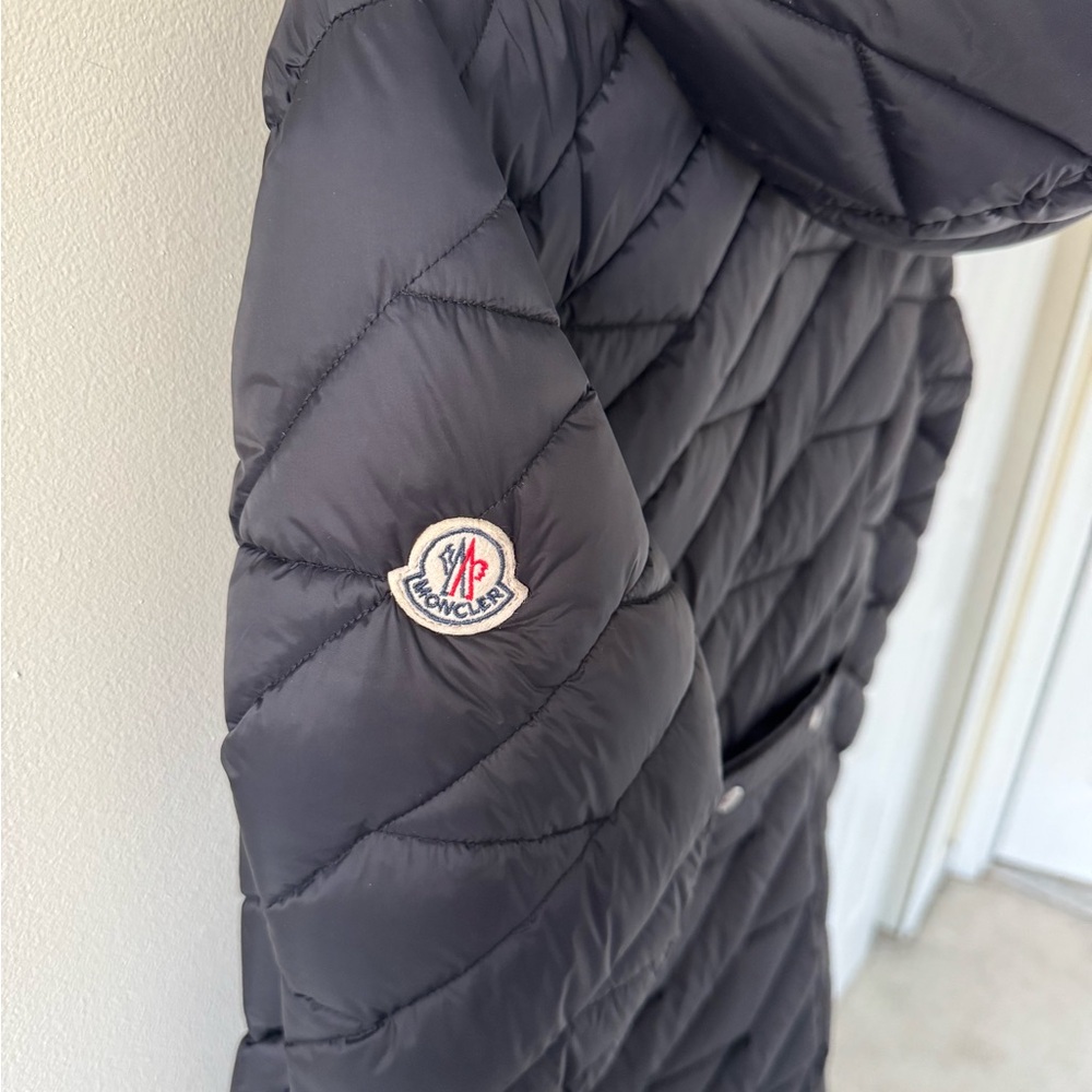 Moncler Black Quilted Puffer Coat